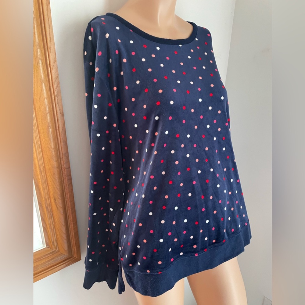 Velour pjs Kate Spade XXL top bottoms cozy 26”PTP